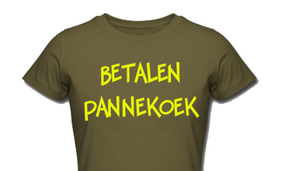 Betalen pannenkoek