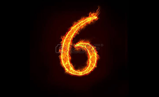 Aftellen 6-5-4-3-2-1 fire
